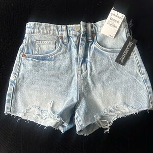Brand new denim shorts with tag